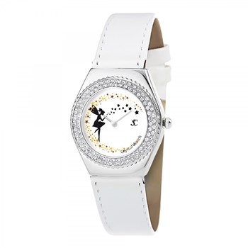 Montre Alysson fée à mouvement tournant SC Crystal ornée de Cristaux scintillants