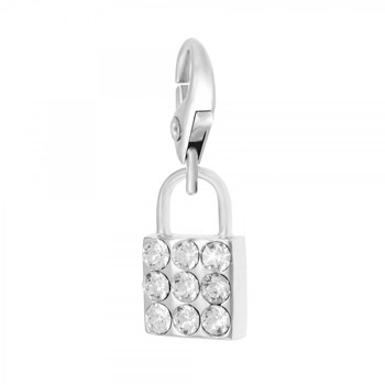 Charm cadenas SC Crystal orné de Cristaux scintillants