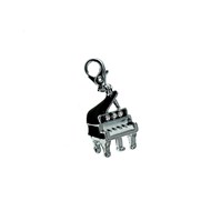 Charm piano noir SC Crystal orné de Cristaux scintillants