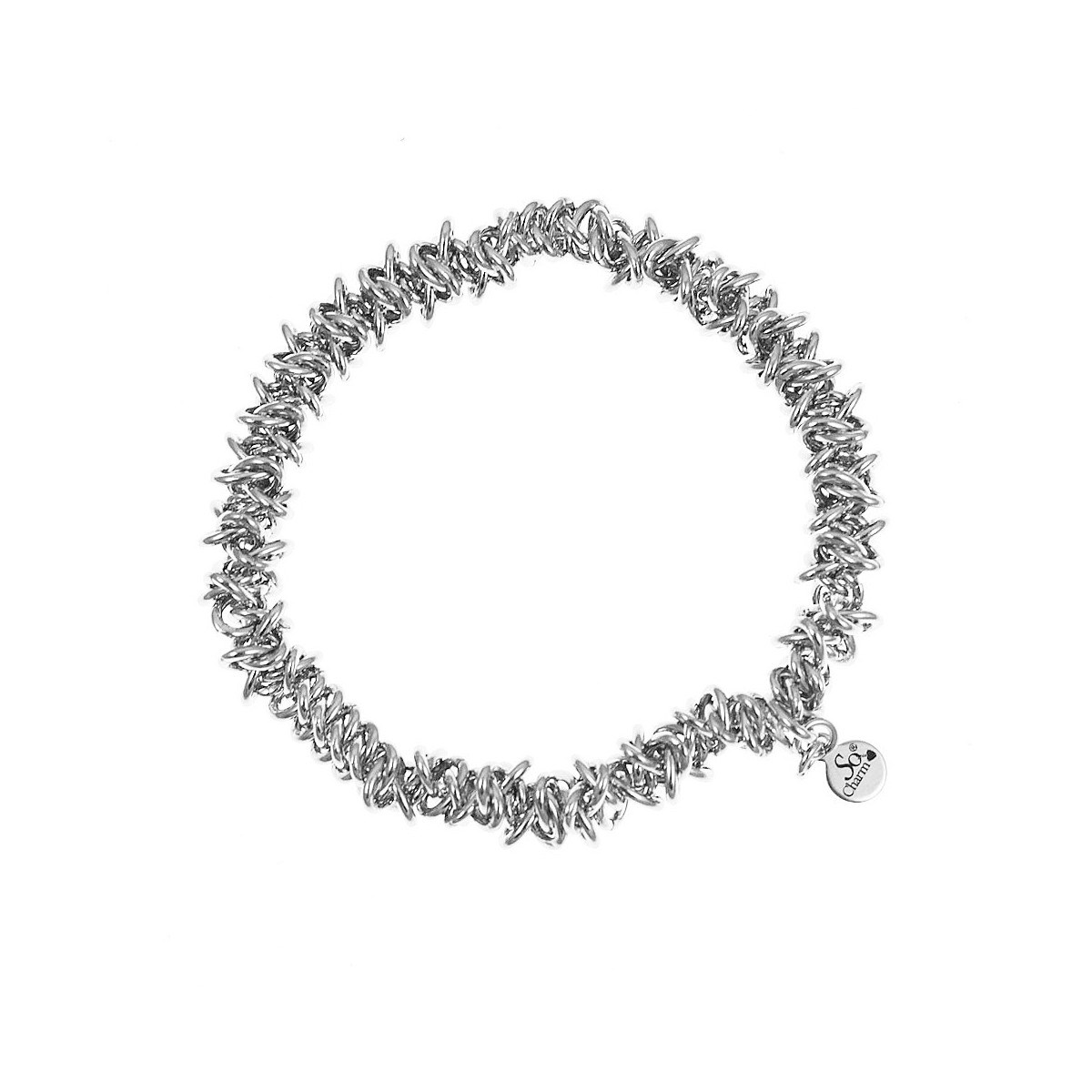 Bracelet chaine porte-charms SC Crystal - vue 2