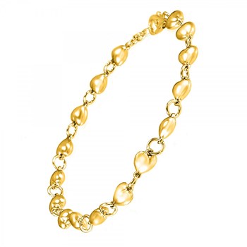 Bracelet porte-charms doré SC Crystal