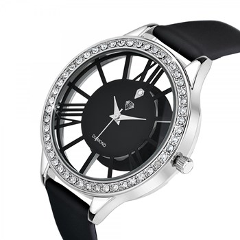 Lara SC Crystal watch adorned with a genuine diamond and sparkling crystals