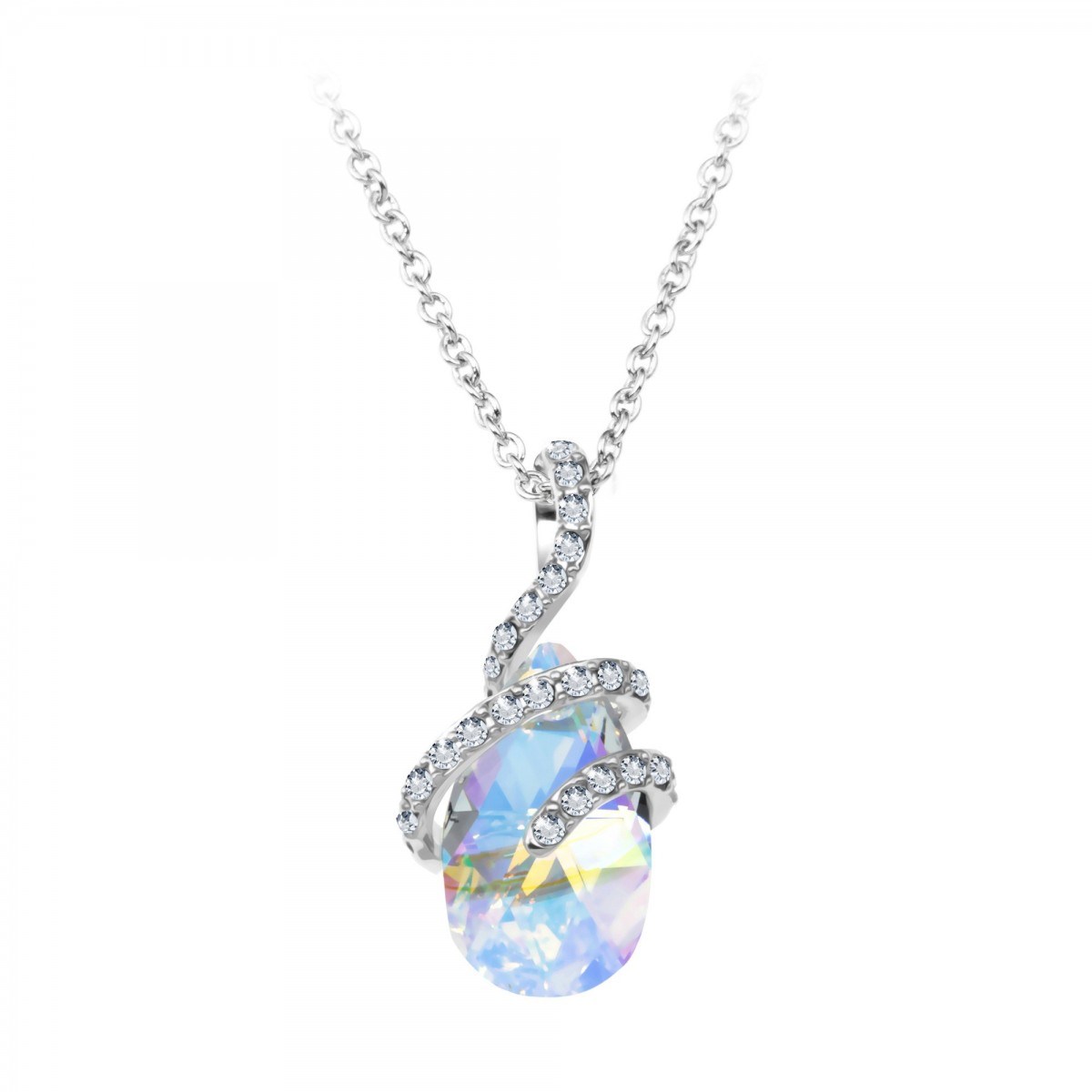 Collier SC Crystal orné de Cristaux scintillants