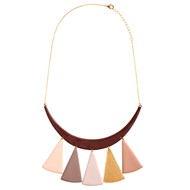 Collier ras du cou 5 triangles