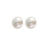 Boucles d'oreilles Bronzallure perles blanches