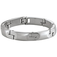 Bracelet homme Jourdan acier Jin-Jang