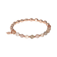 Bracelet Bronzallure Rainbow Pierre de lune