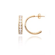 Boucles d'oreilles femme créoles - Lorenzo R