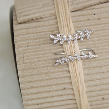 Boucles d'oreilles earlobe LAURIER - Lorenzo R