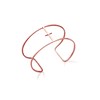 Bracelet femme manchette acier ou acier rose - Lorenzo R - vue V1