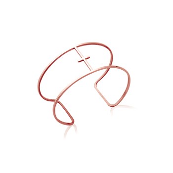 Bracelet femme manchette acier ou acier rose - Lorenzo R