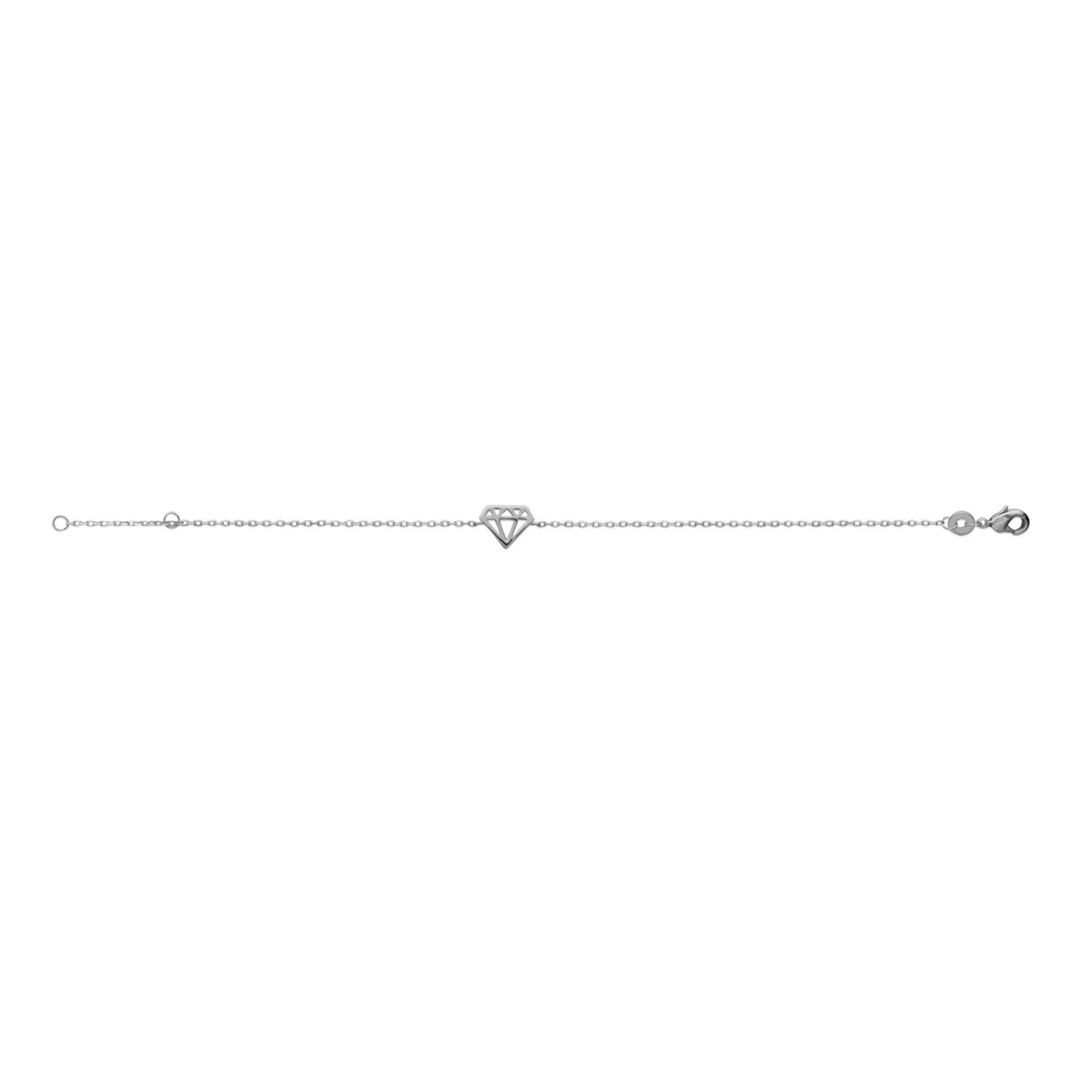 Bracelet chaine DIAMANT - Lorenzo R - vue 2