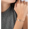 Bracelet jonc PLUME pour femme - Lorenzo R - vue V2