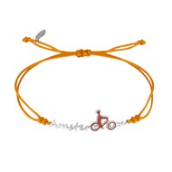 Bracelet cordon en argent 'Amsterdam' - Virginie Carpentier