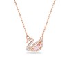 Collier Swarovski Swan Dazzling rosé - vue V1