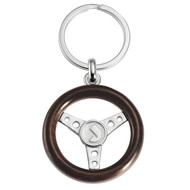 Porte-clefs Jourdan Alesi volant bois