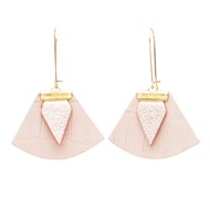 Boucles d'oreilles Chloé en cuir