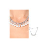 Collier Perles de culture et Monture plaquée Or blanc - vue V3