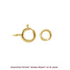 Bracelet Femme 5 Perles de culture d'eau douce Blanches AA et Or jaune 750/1000 - vue V3
