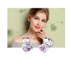 Boucles d'oreilles Femme Chat orné de Cristal de Swarovski Rose et Argent 925 - vue V4