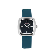 Montre Square bleu bracelet cuir