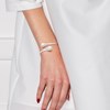 Bracelet TOI & MOI Perles d'Eau Douce 11-12 mm Blanches Argent 925 - vue V4