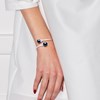 Bracelet TOI & MOI Perles d'Eau Douce 11-12 mm Noires Argent 925 - vue V4