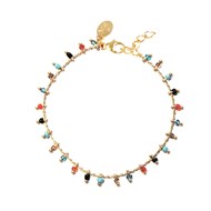 Bracelet OR perles de rocailles discret multicolore GYPSY MULTICO