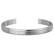 Jonc ouvert Acier Homme PHEBUS ACIER POUR LUI