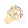 Bague Arabesque Dorée Femme DAPHNEE - vue V2