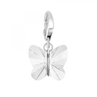 Charm papillon SC Crystal orné de Cristaux scintillants