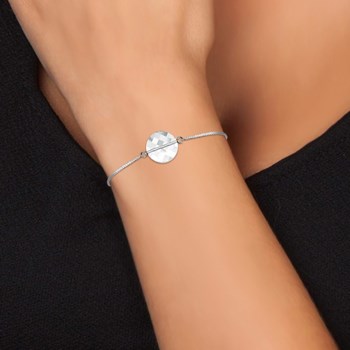 SC Crystal zilveren armband met fonkelende kristallen