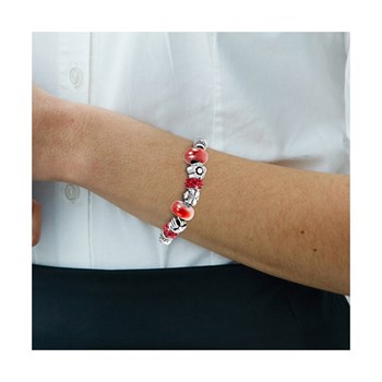 SC Crystal beaded bracelet with sparkling crystals