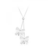 Collier mode papillons SC Crystal orné de Cristaux scintillants - vue V1