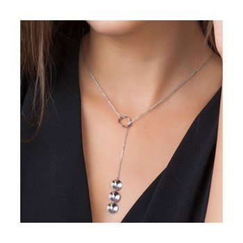 SC Crystal mode halsketting met fonkelende kristallen