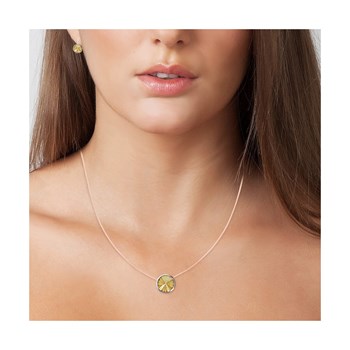 SC Crystal ketting en oorbellen set met fonkelende kristallen