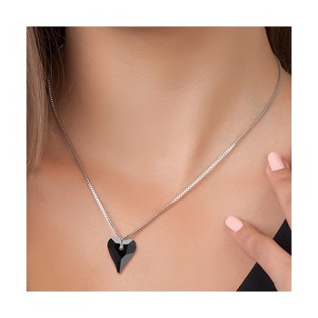 SC Kristallen halsketting met fonkelende kristallen