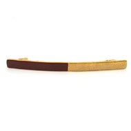 Barrette longue fine bicolore