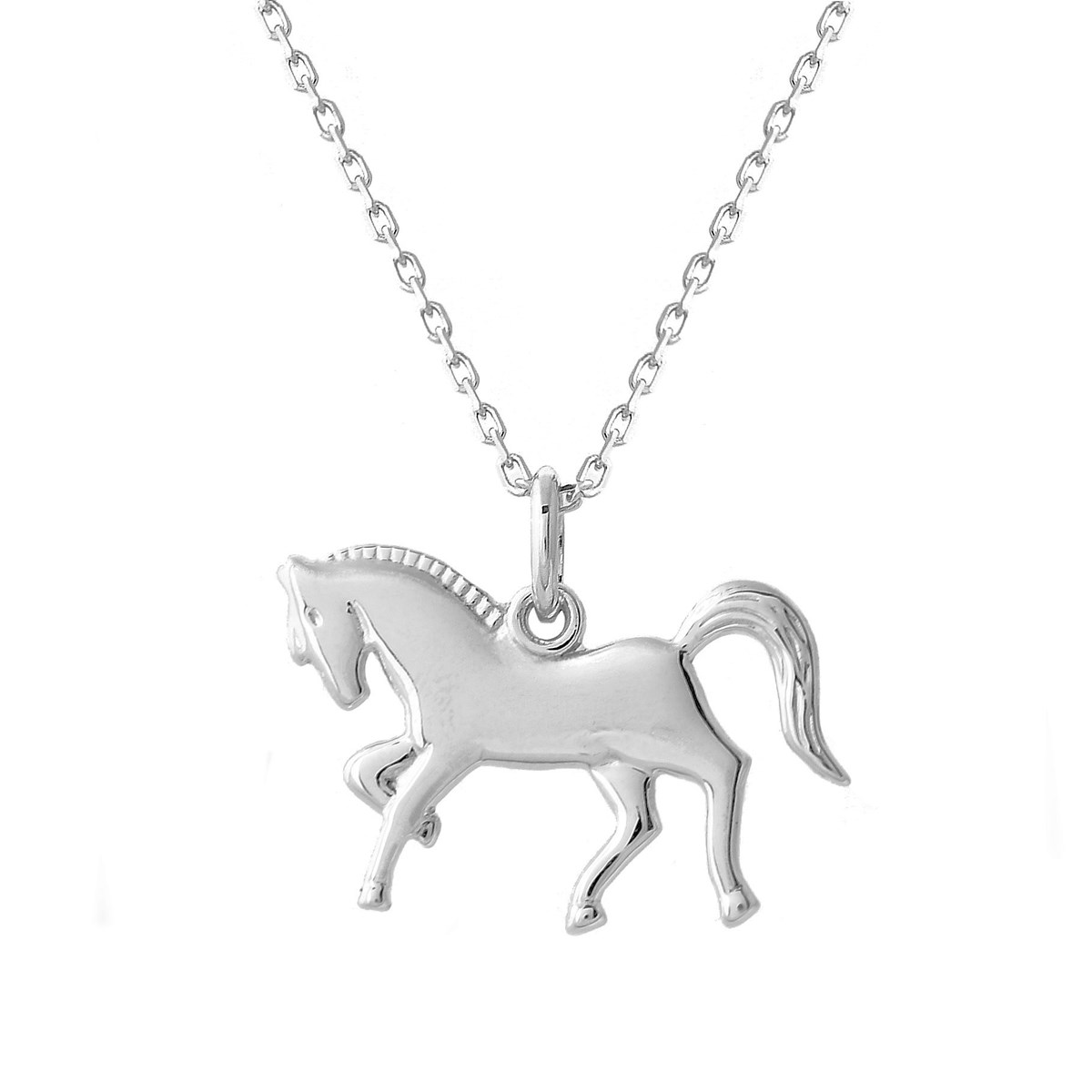 chaîne les femmes multicolor pendentif 925 argenté licorne collier pierre