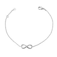Bracelet femme infini en Argent 925 rhodié