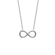 Collier femme infini argent 925 Rhodié
