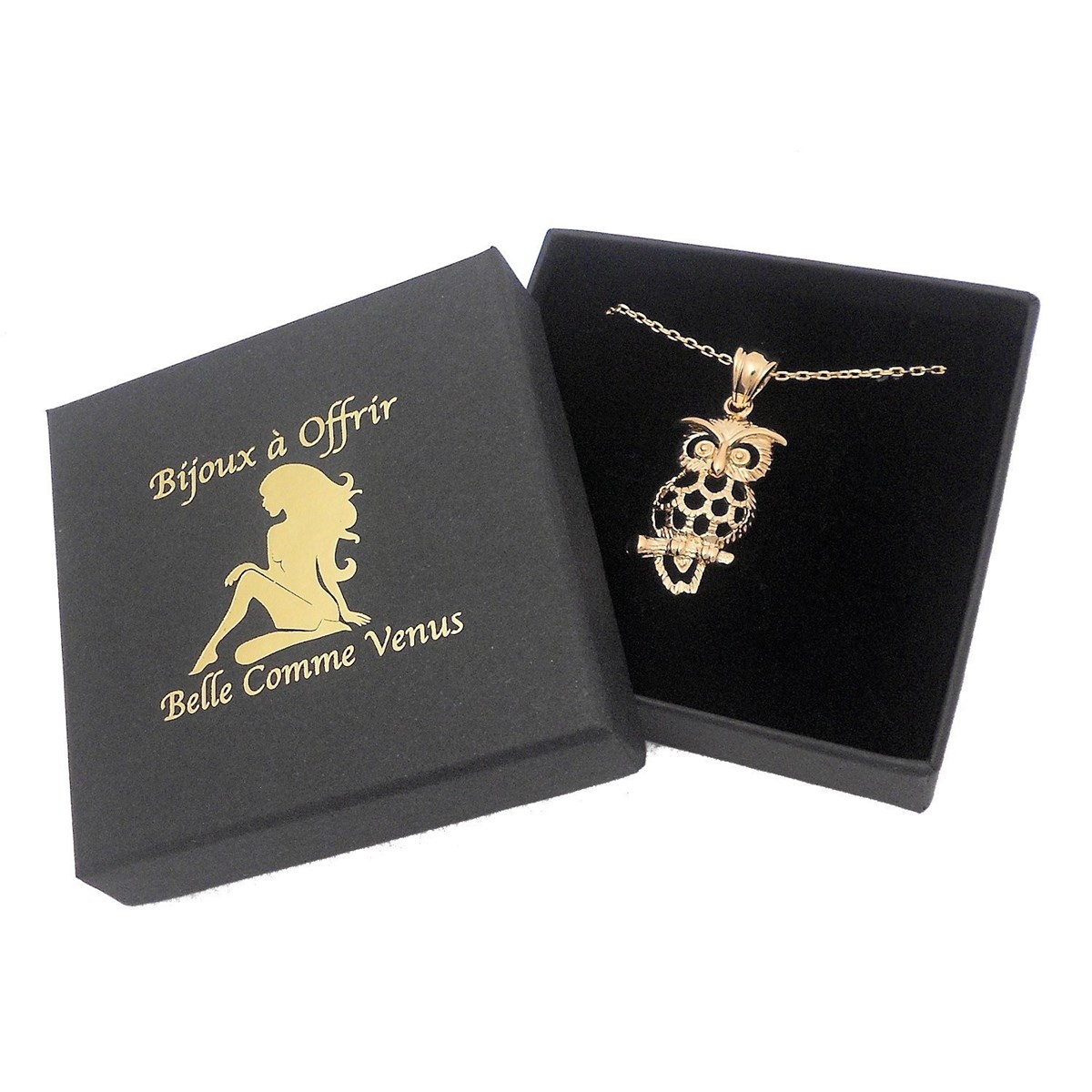 PENDENTIF carte postale Je t /' aime en Plaqué Or St Valentin