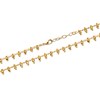 Bracelet Fin Plaqué Or Mode Tendance Perles Breloques - vue V1