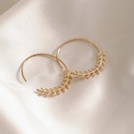 Boucles d'Oreilles Creoles Mode Tendance Epis de Blé