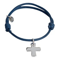 Bracelet croix argent 925 - Personnalisable