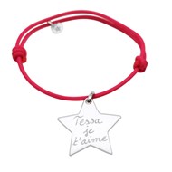 Bracelet étoile argent 925 - Personnalisable