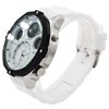Coffret montre Homme GIORGIO bracelet Silicone Blanc - vue V3