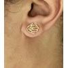 Boucles d'oreilles Main de Fatma Plaqué OR 750 3 Microns - vue V3