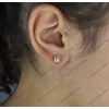 Boucles d'oreilles petite tortue Plaqué OR 750 3 microns - vue V2