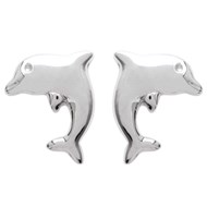 Boucles d'oreilles dauphin pour enfant Argent 925 Rhodié